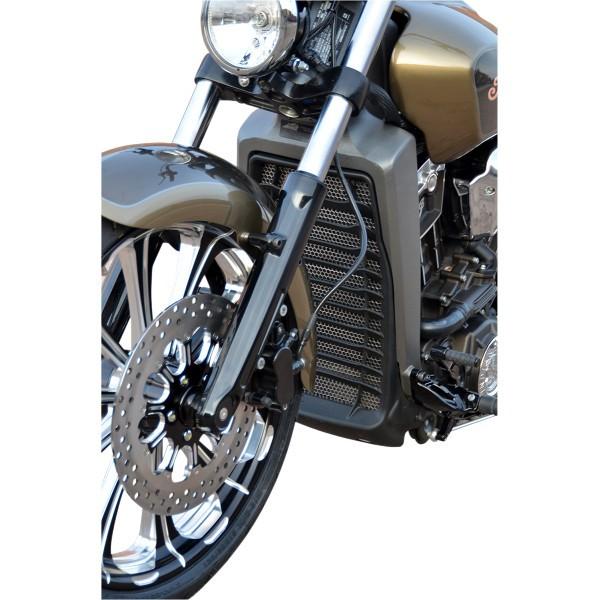 【USA在庫あり】 1904-0092 クロックワークス Klock Werks ラジエーターガード アウトライダー 15年以降 インディアン スカウト 黒 JP店