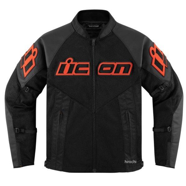2810-3908 �A�C�R�� ICON �t�ă��f�� �W���P�b�g JACKET MESH AF LEATHER CE ��/�I�����W M�T�C�Y JP�X