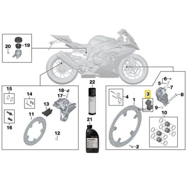 BMW 34117714800 BMW純正 ブレーキパッドセット、焼結合金 JP店 