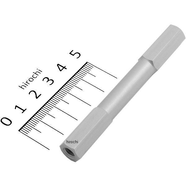 Gクラフト バックステップ補正部品用 チェンジロッド 85mm汎用・A2017 シルバーアルマイト・当社バックステップなどに使用しているアルミ製チェンジロッドです。・M6タップ穴(正ネジX逆ネジ)加工済、ピロボールは付属しません。(部品番号...