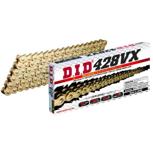 DID 428VX-128L ZJ(�J�V��) GOLD 4525516378758 DID �哯�H�� �`�F�[�� 428VX VX�V���[�Y X�����O �S�[���h 128L �J�V�� JP�X