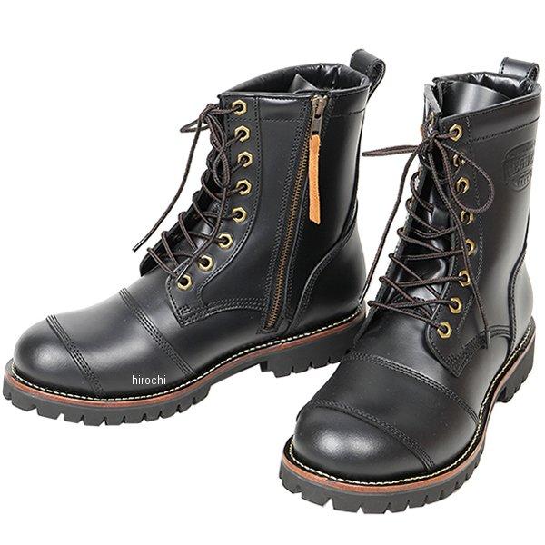 DEGNER HS-B12 デグナー シフトガード付レザーZIPブーツ 黒 27cm JP店