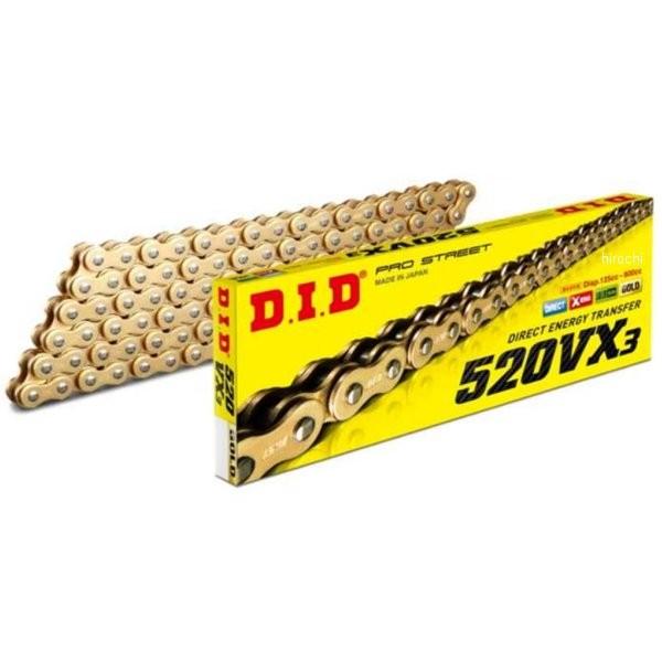 4525516321211 DID �哯�H�� �`�F�[�� 520VX3 VX�V���[�Y X�����O �S�[���h 112L �N���b�v JP�X