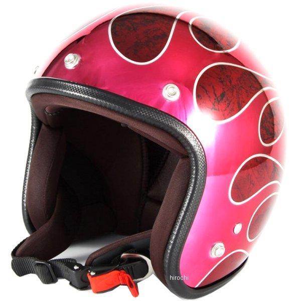JCP-45 ナナニージャム 72JAM ジェットヘルメット FLAMES T-2 赤