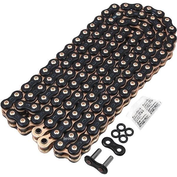 RK ThreeD 525Zモーターサイクルチェーン120L ブラック/ゴールド EK 