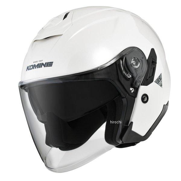 KOMINE ジェットヘルメット ホワイト　HK-172 XL コミネ（Komine） HK-172 KOMINE FL コンポジット FRP ジェット