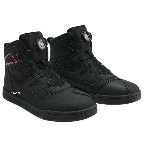 SCOYCOバイクブーツ　27㎝ MT074BK-RD27 スコイコ SCOYCO ライディングシューズ 27cm 黒/赤