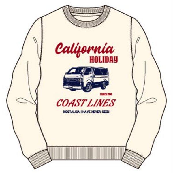 2202TY02-35 トヨタ ハイエース スウェットシャツ カリフォルニア