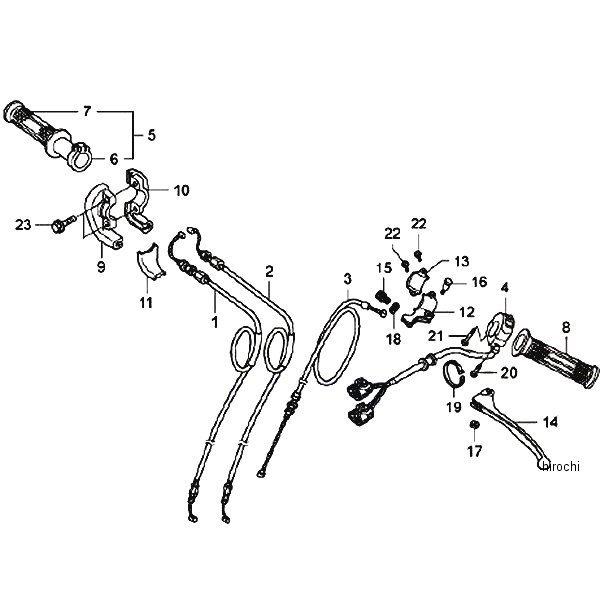 モンキー 53141-NX7-000 ホンダレーシング HRC パイプ,スロットル JP店