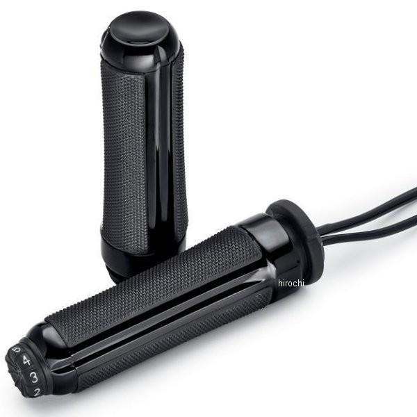 エアフロー　ヒーテッドハンドグリップ　ブラック　純正OP 56100342 ハーレー純正 ヒーテッド ハンドグリップ エアフロー 16年