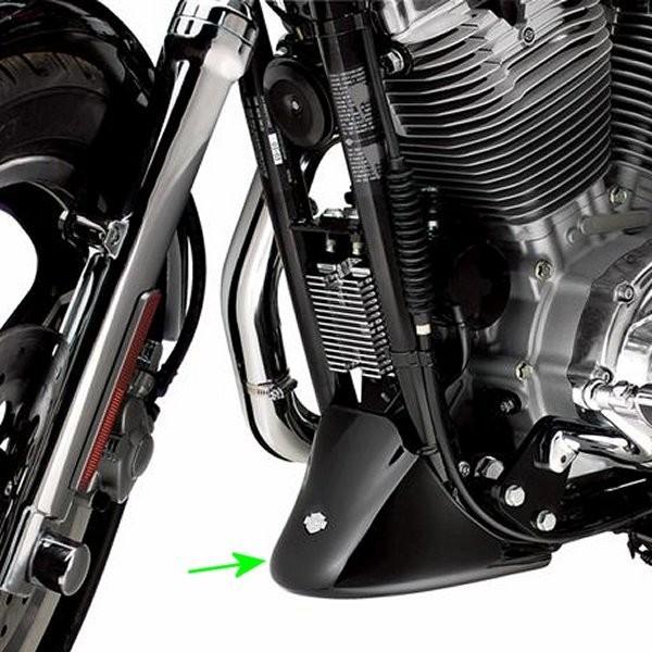 58882-04DH ハーレー純正フロントスポイラー ビビッドブラック【未使用】 Harley Davidson 58882-04DH ハーレー純正 フロントスポイラー