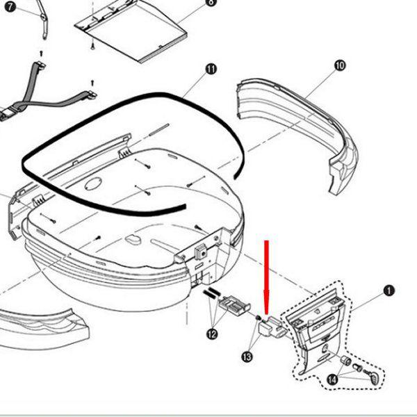 y[J[݌ɂz 74476 Wr GIVI mL[P[Xp {^+XvO (TECH) Z206NR E55p JPX
