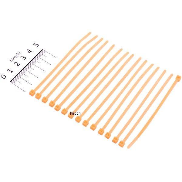 【メーカー在庫あり】 800205 ポッシュ POSH インシュロックタイ S100mm 15本入りセット ホットオレンジ JP店