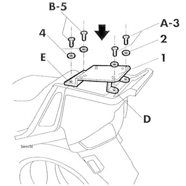 W0R16T �V���b�h SHAD �g�b�v�}�X�^�[�t�B�b�e�B���O�L�b�g 96�N-06�N BMW R1150RS�AR110RT�AK1100LT�AR1150RT JP�X