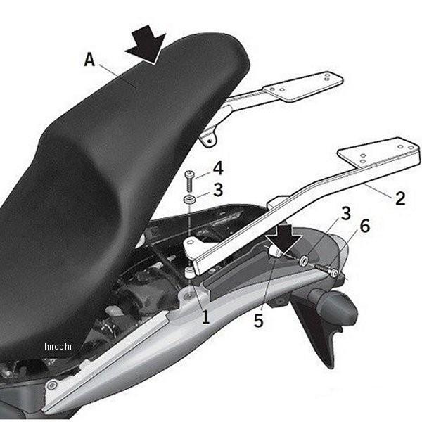 H0HR67ST Vbh SHAD gbv}X^[tBbeBOLbg 07N-10N CB600F HDX