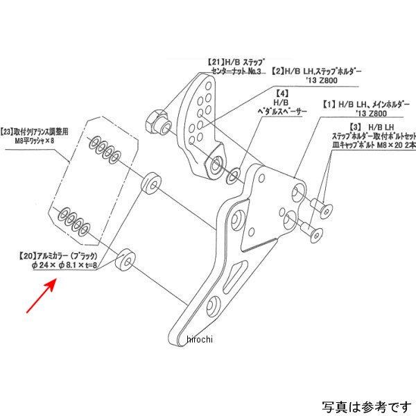 9096-KC2-50 ビート BEET LH Mホルダー取り付けカラーセット Z800 JP店