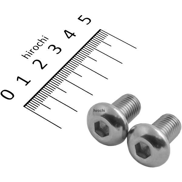 【メーカー在庫あり】 911015-B2 ポッシュ POSH ボタンキャップボルトセット 汎用 M10x15mm P1.25 ステンレス 2本入り JP店