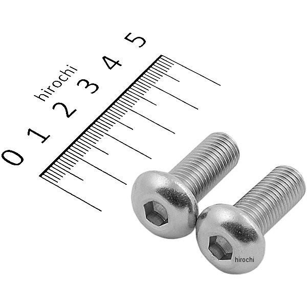 【メーカー在庫あり】 911025-B2 ポッシュ POSH ボタンキャップボルトセット 汎用 M10x25mm P1.25 ステンレス 2本入り JP店