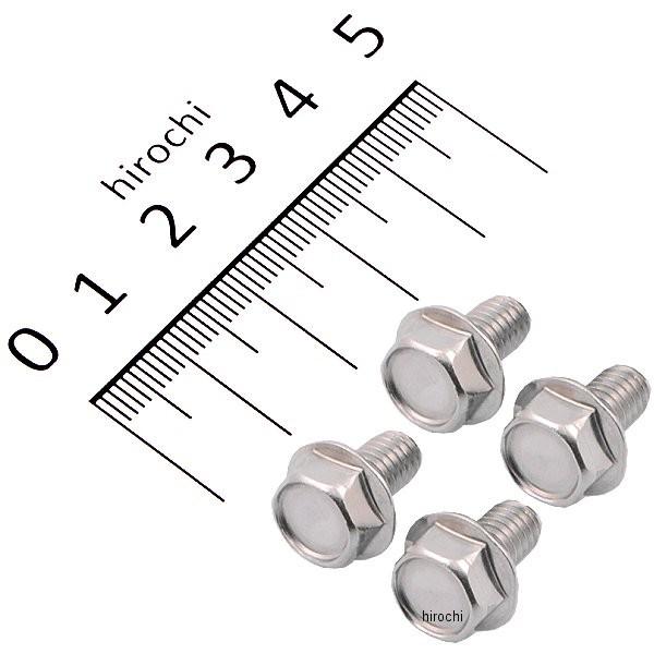 【メーカー在庫あり】 920610-S1 ポッシュ POSH フランジ六角ボルトセット 汎用 M6x10mm ステンレス 4本入り JP店