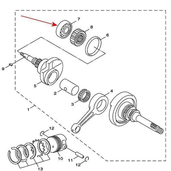 パーツ Yuuuu Spare part for Yamaha 93306-252XA 93306-202YG 93306-202X1-00