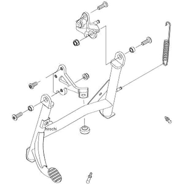 diagram、ブルゾン 99994-1283 カワサキ純正 キット アクセサリー センタースタンド JP店