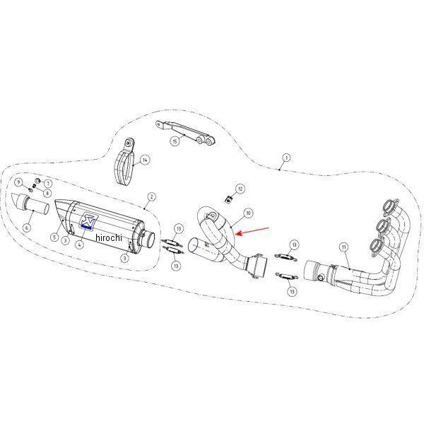 L-Y9R1SS AN|rb` AKRAPOVIC NpCv [VOC 14Nȍ~ MT-09 XeX JPX