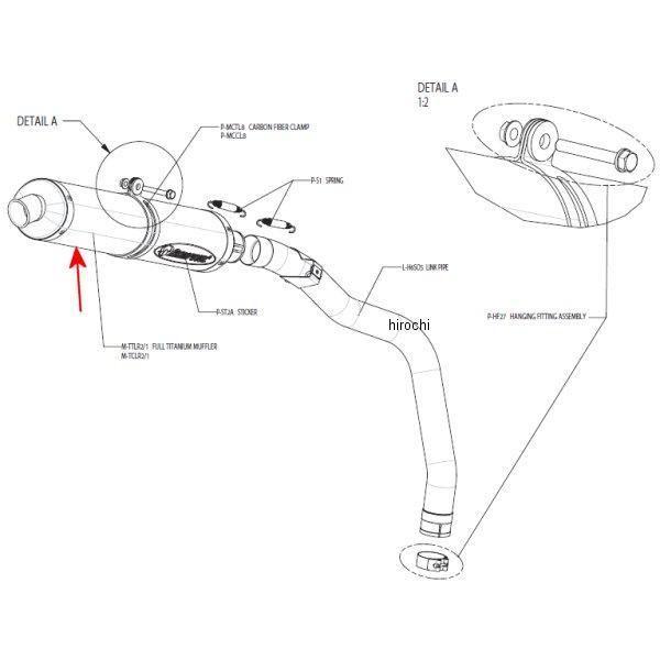 M-TTLR2/1 AN|rb` AKRAPOVIC yATCT[ XbvIp 03N-04N CBR600RR `^ JPX