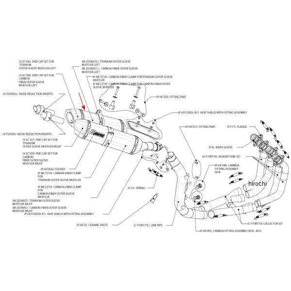 M-Z03405CL AN|rb` AKRAPOVIC yATCT[ Z-TYPE  09N-11N YZF-R1 J[{ (50/300/58) JPX