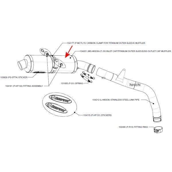 MS-H6SO8-LT AN|rb` AKRAPOVIC yATCT[ 05N CBR600RR JPX