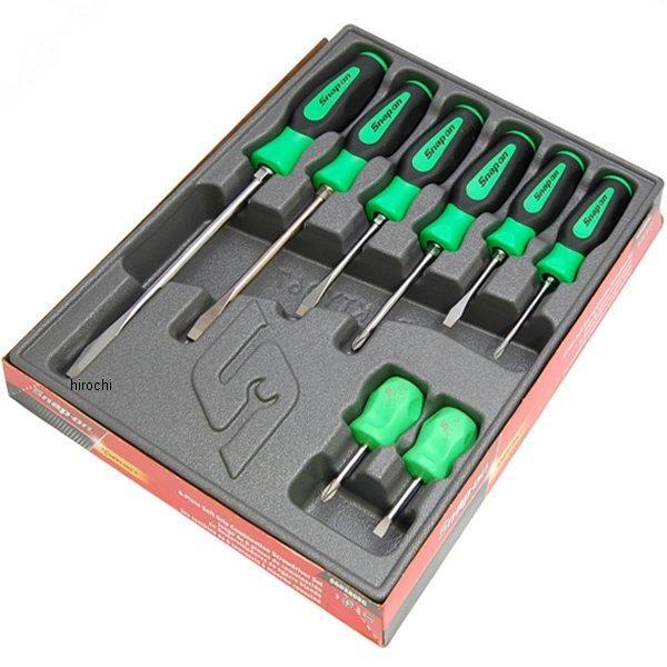 Snap-on スナップオン ドライバーセット  SGDX80BG USA在庫あり】 SGDX80BG スナップオン Snap-on フィリップス フラット