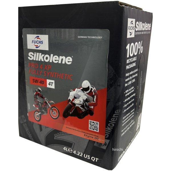 【即納】 SIL1451478 シルコリン SILKOLENE 4st エンジンオイル PRO 4 5W-40 XP 4リットル JP店