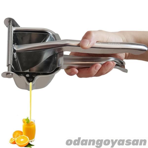 製品重量:394g 外寸 :8.5×22.5×7.5cm 高品質304ステンレス鋼を採用し、丈夫で耐久性があり、腐食に強く、錆びず、水洗いも可能になります。錆びつけませんので、長時間使用することにもご安心できます。 レモンやライムなど小さい...