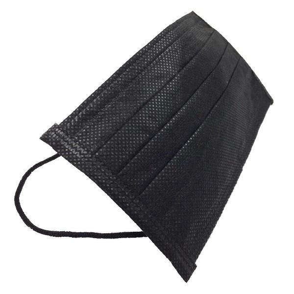 黒マスク 使い捨て タイプ 50枚セット 不織布製 三層構造式 おしゃれ