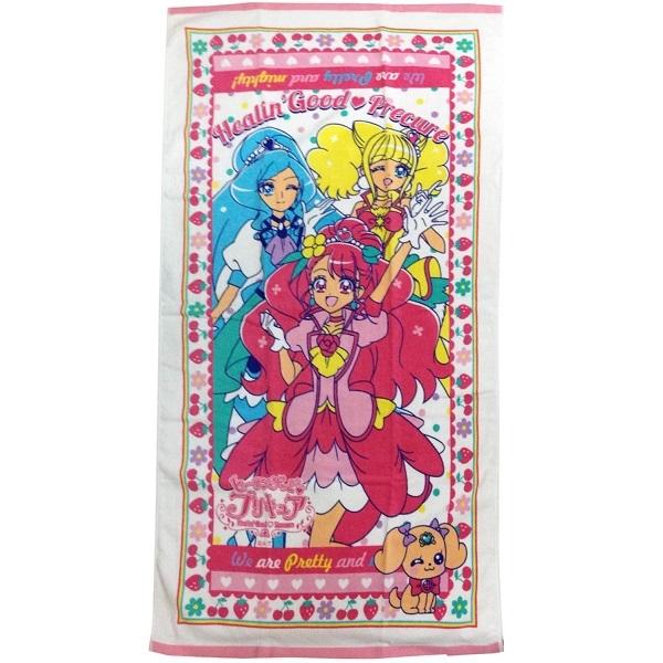 ヒーリングっどプリキュア バスタオル 60 115cm キャラクタータオル Hiro Land 通販 Yahoo ショッピング