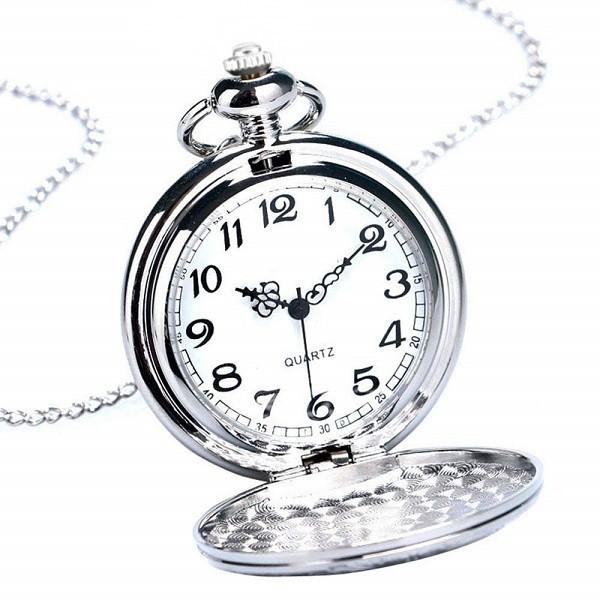 懐中時計 丸型薄型 アラビア数字 シルバー ビンテージ アンティーク風 おしゃれ メンズ レディース Hiro Land 通販 Yahoo ショッピング
