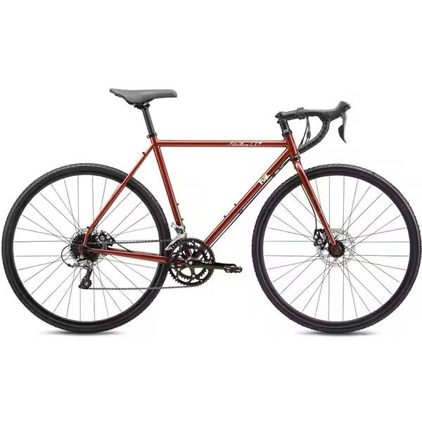 フジ FUJI FEATHER CX+ フェザー シーエックスプラス マルーン グラベルロード クロモリ ディスク 540mm マルーン