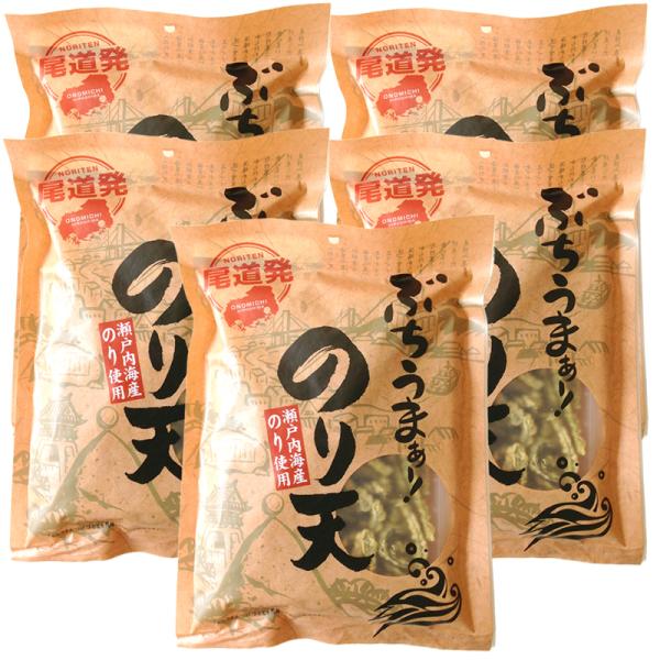 のり天は瀬戸内海の穏やかな潮流で育まれた海苔だけを使用し製造しております。サクサクして美味しいのり天は、ひと工夫で絶品おかずに!大人気の商品です。ビールのおつまみに、パスタや野菜サラダのトッピングに、うどんやそばに、どうぞ。ぶちうまいけぇ、...