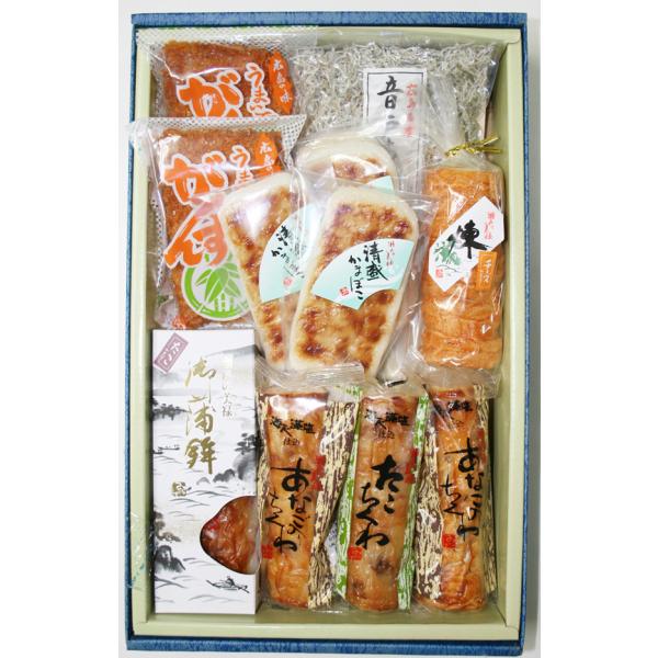 瀬戸の珍味 蒲鉾とちりめん詰合せ RK４８ 三宅水産 送料無料 クール便 かまぼこセット ギフト 練物 蒲鉾詰め合わせ 広島 お土産