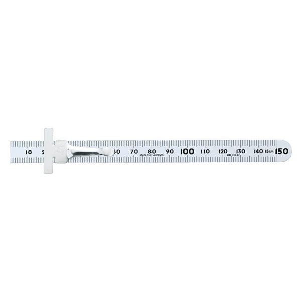 ミニスケール シルバー 15cm 上下段1mmピッチ 13242