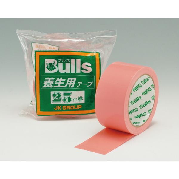 広島工具　BULLS 養生ピーチテープ   床板 養生シート エンボスフィルム 50mm×25m