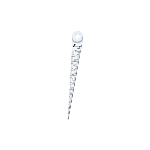 テーパーゲージ ABS樹脂製 1〜15mm 62622 広島工具 シンワ測定