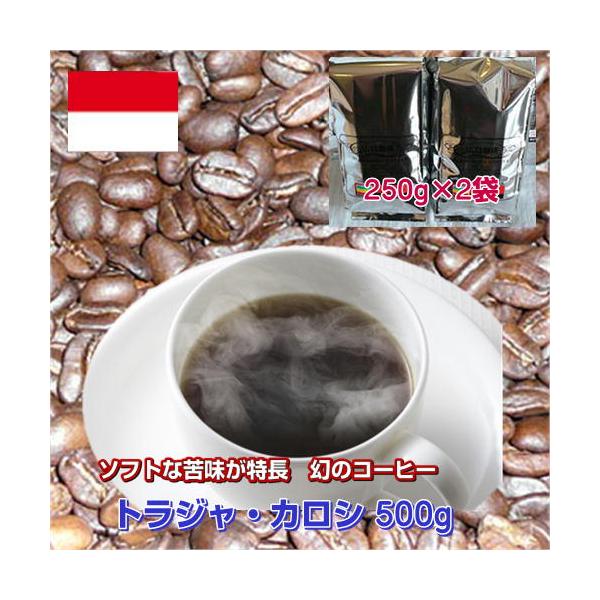 珈琲 コーヒー 福袋 コーヒー豆 自家焙煎コーヒー「トラジャ・カロシ」500g