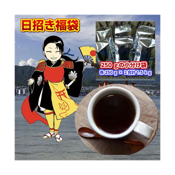 お手頃コーヒーセット【清盛祭第9弾】「日招き福袋」2セットご購入でブレンドメキシカン200ｇ付