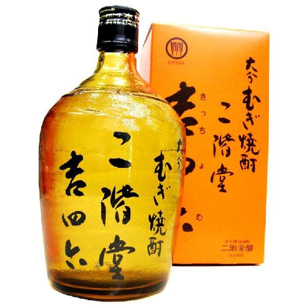二階堂吉四六焼酎 箱入り6本箱無し2本計8本セット25% 麦焼酎】大分県/二階堂酒造 吉四六《1800ml✕6本ケース 壺 25度》 – 酒