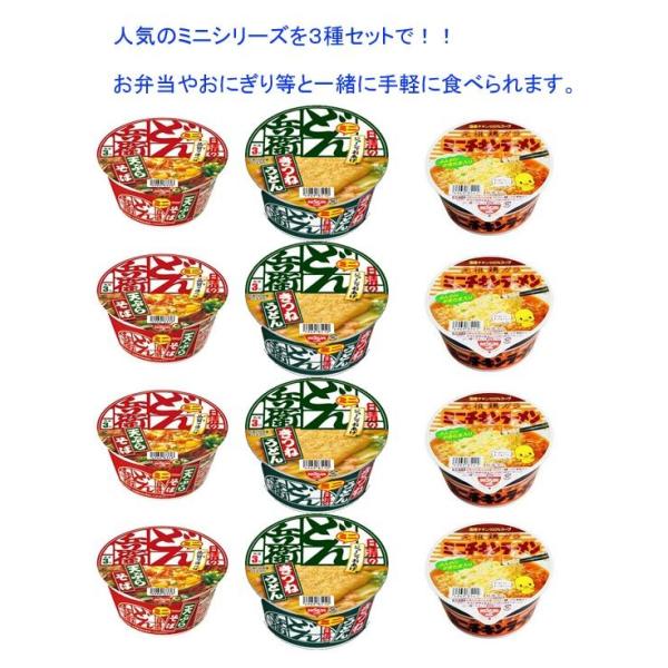 日清食品 ミニシリーズ3種×4食(12食入り)　送料無料