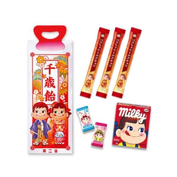 不二家 ペコポコ千歳袋b ミルキーミニ千歳飴 各7粒 ペコちゃんミルクチョコ 3本 ミルキーbox 1箱 セット Buyee Buyee 日本の通販商品 オークションの代理入札 代理購入