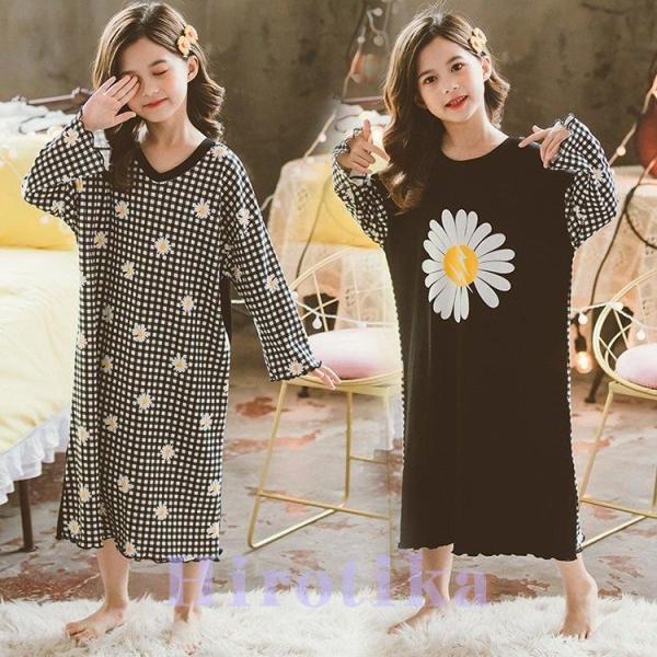 子供パジャマ キッズパジャマ 春秋 女の子 花柄 可愛い キッズパジャマワンピース 長袖 ワンピース パジャマ カジュアルキッズウエア 子とも服 ゆったり S2109 Tsu12pajamas2 ヒロチカストア 通販 Yahoo ショッピング