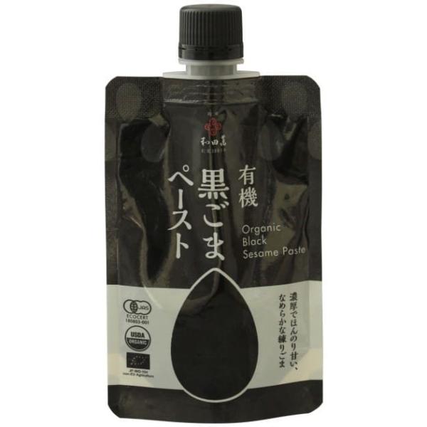 和田萬 有機黒ごまペースト 80g 有機JAS認証 練りごま 胡麻 オーガニック ムソー
