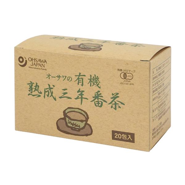 オーサワの有機熟成三年番茶 ティーバッグ  36g(1.8g×20包) オーサワジャパン オーガニック