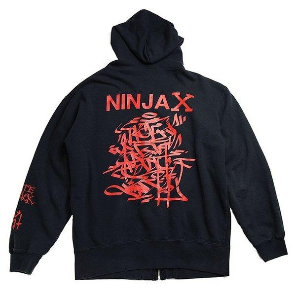 NINJA X (ニンジャエックス) 中古【古着】パーカー ジップフード SKATE